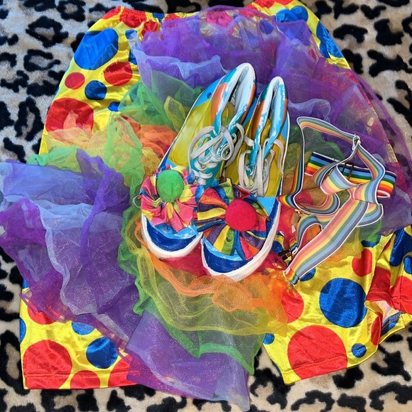 Bundle of clown rainbow costume pieces Nike - Picture 3 of 13